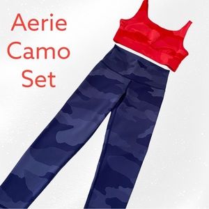 Aerie Camo Set - Leggings and Bra